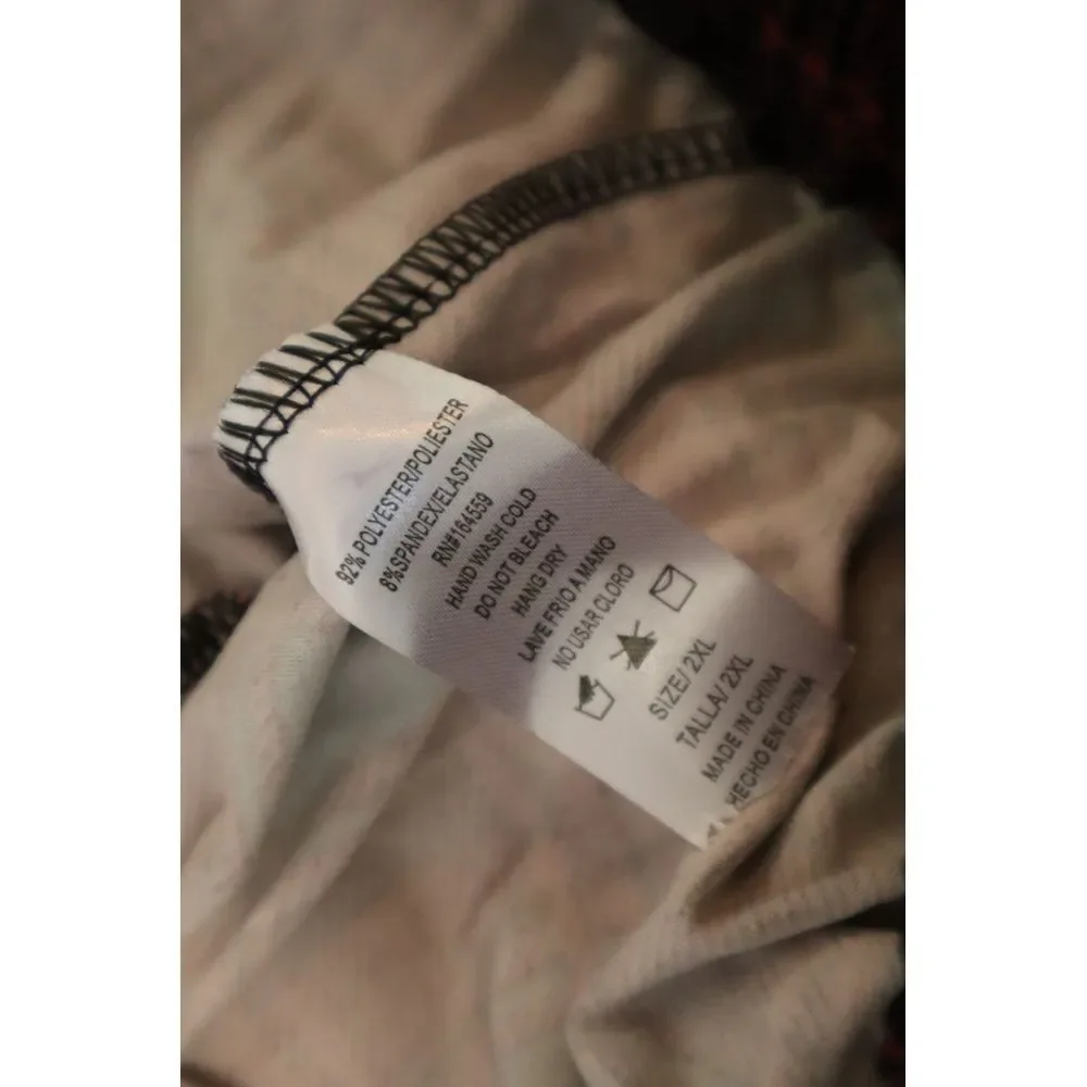 Women's‎ Red Plaid Pajama Pants Size 2XL